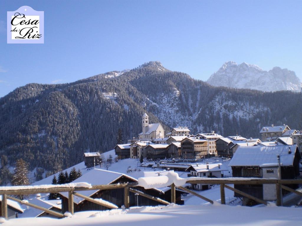 Cesa Da Riz Lägenhet Colle Santa Lucia Exteriör bild