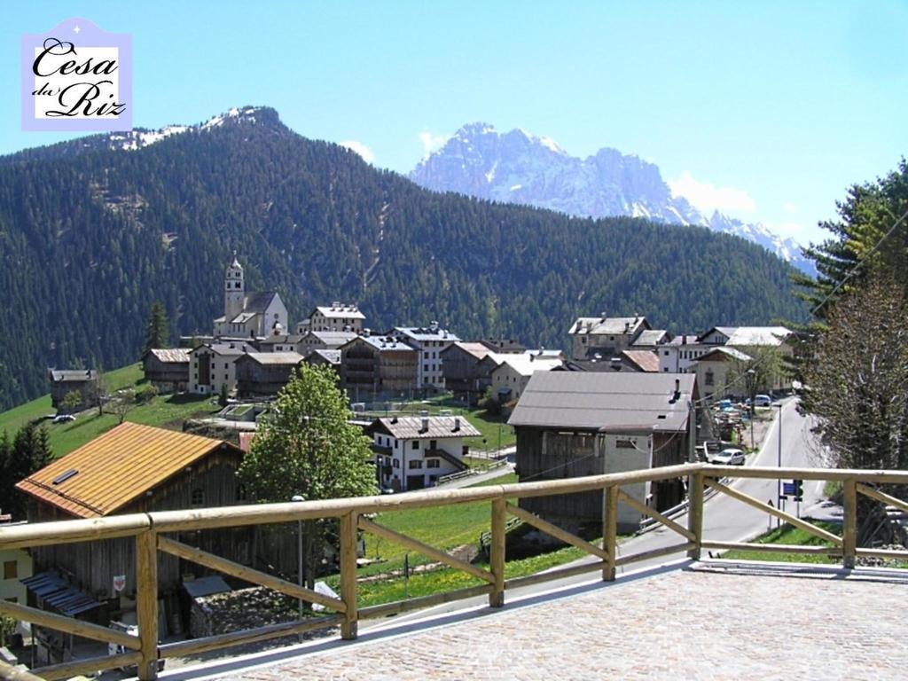 Cesa Da Riz Lägenhet Colle Santa Lucia Exteriör bild